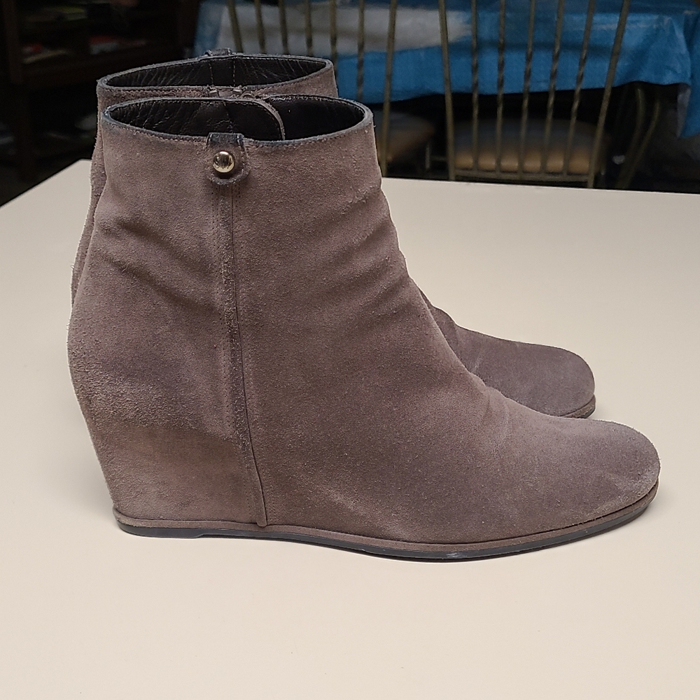Stuart Weitzman wedge ankle boots size 10 - Picture 6 of 10